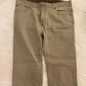 Men's PRANA khaki pants (slim fit), size 38X32